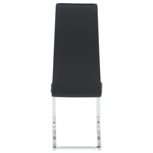 High Back Side Chairs Dining Chairs With Padded Upholstery (Set of 4)