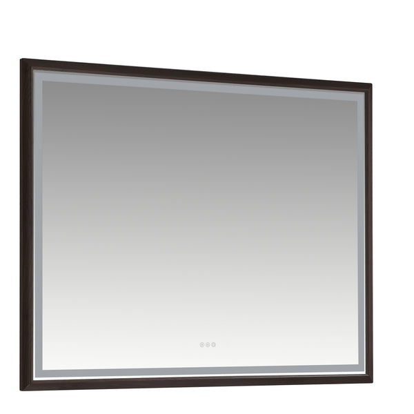 60 x 48 Inch LED Bathroom Mirror with Aluminum Frame