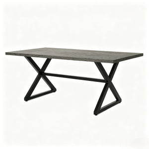 7-Piece Outdoor Dining Set with Aluminum Chairs