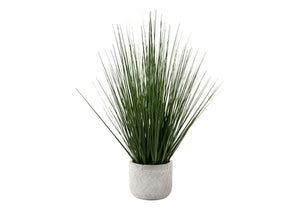 21" Tall, Artificial Plant, Grass, Indoor, Faux, Fake, Table, Greenery, Potted, Real Touch, Decorative - Green / White - Best Buy Furniture