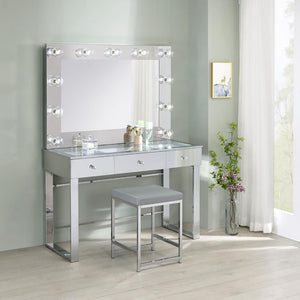 Upholstered Square Vanity Stool