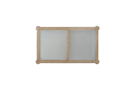 Frosted Glass Top Cocktail Table With Casters - Sand
