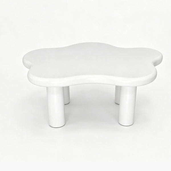 Cloud Shaped Coffee Table With 4 Round Legs
