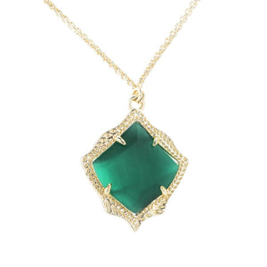 Kendra Scott Gold-tone "Kacey" Choice of Gemstone 28" Necklace