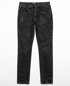 Earnest Sewn Men's Bryan Slouchy Slim Denim Jeans - Black