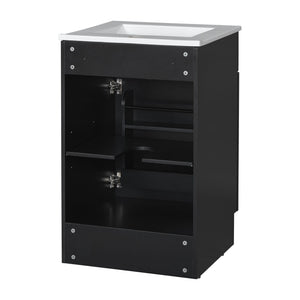 Bathroom Vanity With Sink, Cabinet With Adjustable Shelf