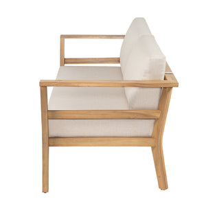 Acacia Outdoor Loveseat & Coffee Table for Patio