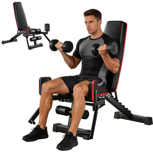 2-in-1 Weight Bench for Home Gym