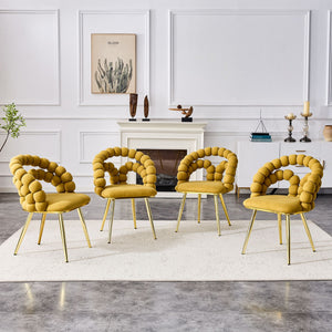 Puffy Bubble Ball Chain Chairs For Dining Room