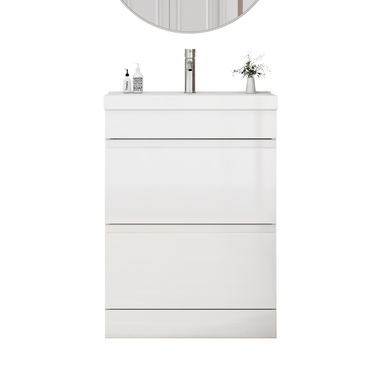 24-inch Bathroom Vanity With Sink Combo
