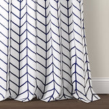 Calia Chevron Geo Window Curtain Panels Set