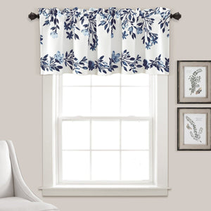 Tanisha Floral Valance Window Panel by LushDecor