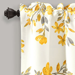 Tanisha Floral Valance Window Panel by LushDecor