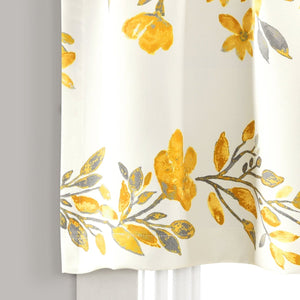Tanisha Floral Valance Window Panel by LushDecor