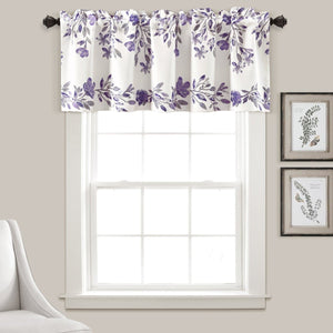 Tanisha Floral Valance Window Panel by LushDecor