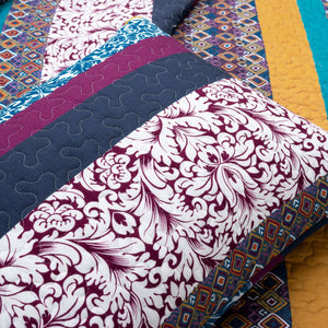 Boho Stripe 3-Piece Quilt Set
