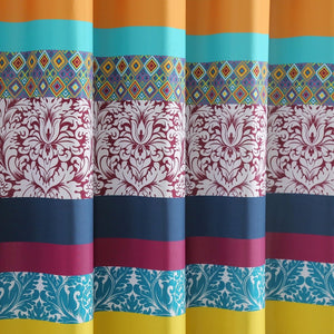Boho Stripe Shower Curtain 72" x 72"