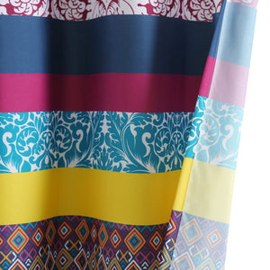 Boho Stripe Shower Curtain 72" x 72"