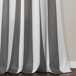Wilbur Stripe Light Filtering Window Curtain Set