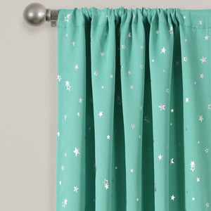 Star Blackout Window Curtain Set