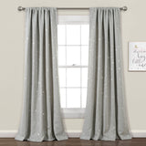 Star Blackout Window Curtain Set