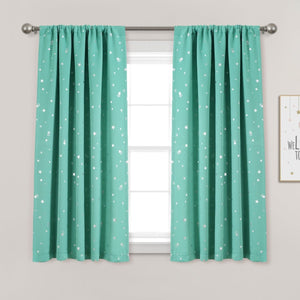 Star Blackout Window Curtain Set