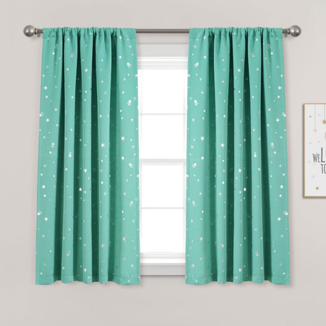 Star Blackout Window Curtain Set