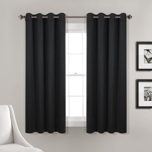 LushDecor Insulated Grommet Blackout Window Curtain Panel Set