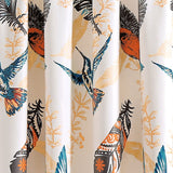 Bird Breeze Light Filtering Window Curtain Set