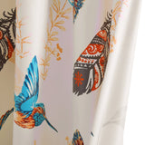 Bird Breeze Light Filtering Window Curtain Set