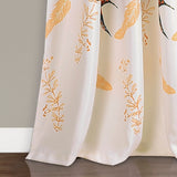 Bird Breeze Light Filtering Window Curtain Set