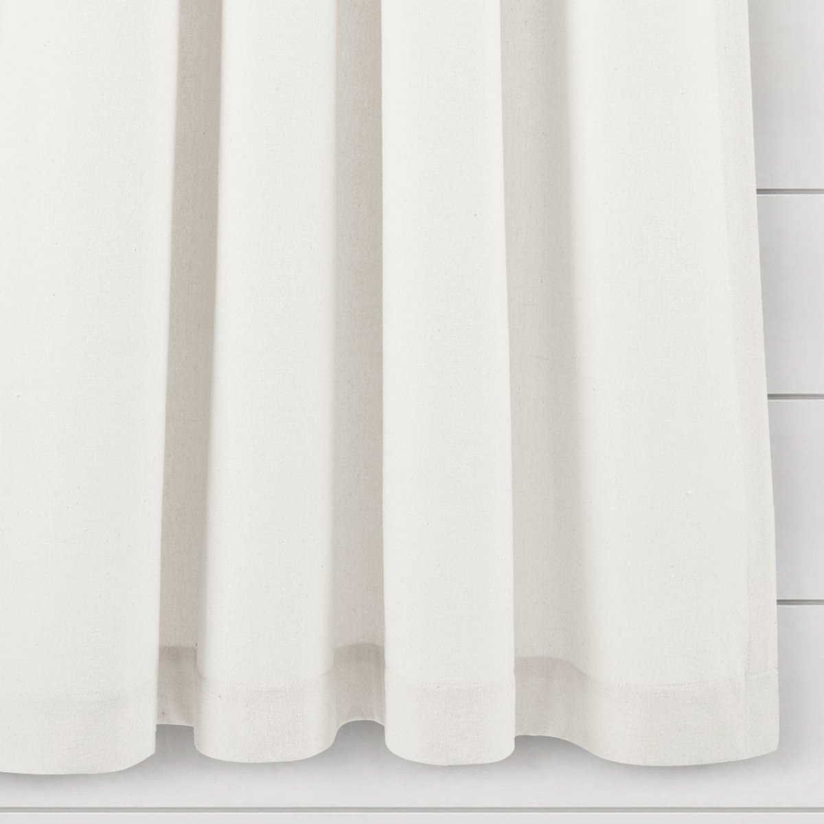 Farmhouse Boho Stripe Woven Tassel Recycled Cotton Window Curtain Panel Set