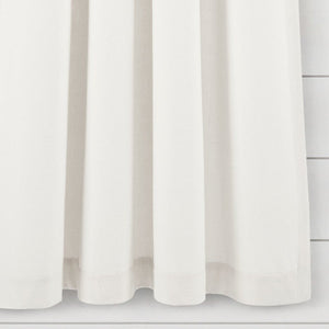 Farmhouse Boho Stripe Woven Tassel Recycled Cotton Window Curtain Panel Set