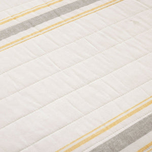 LushDecor Farmhouse Stripe Reversible Cotton Quilt Set - view 35