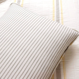 LushDecor Farmhouse Stripe Reversible Cotton Quilt Set - view 40