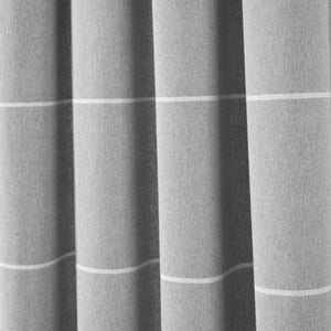 Farmhouse Boho Stripe Woven Tassel Recycled Cotton Window Curtain Panel Set