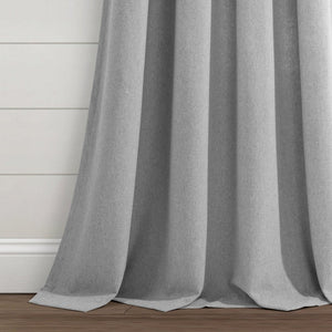 Farmhouse Boho Stripe Woven Tassel Recycled Cotton Window Curtain Panel Set