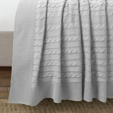 Cable Soft Knitted Blanket/Coverlet