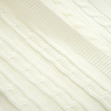Cable Soft Knitted Throw