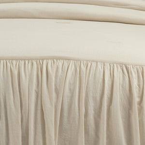 Belgian Flax Linen Rich Cotton Blend Bedspread 3 Piece Set