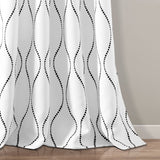 Swirl Light Filtering Window Curtains