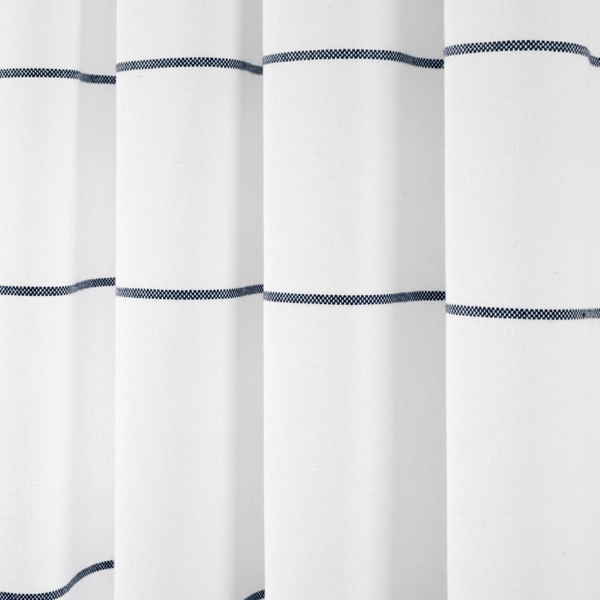 Farmhouse Boho Stripe Woven Tassel Recycled Cotton Window Curtain Panel Set