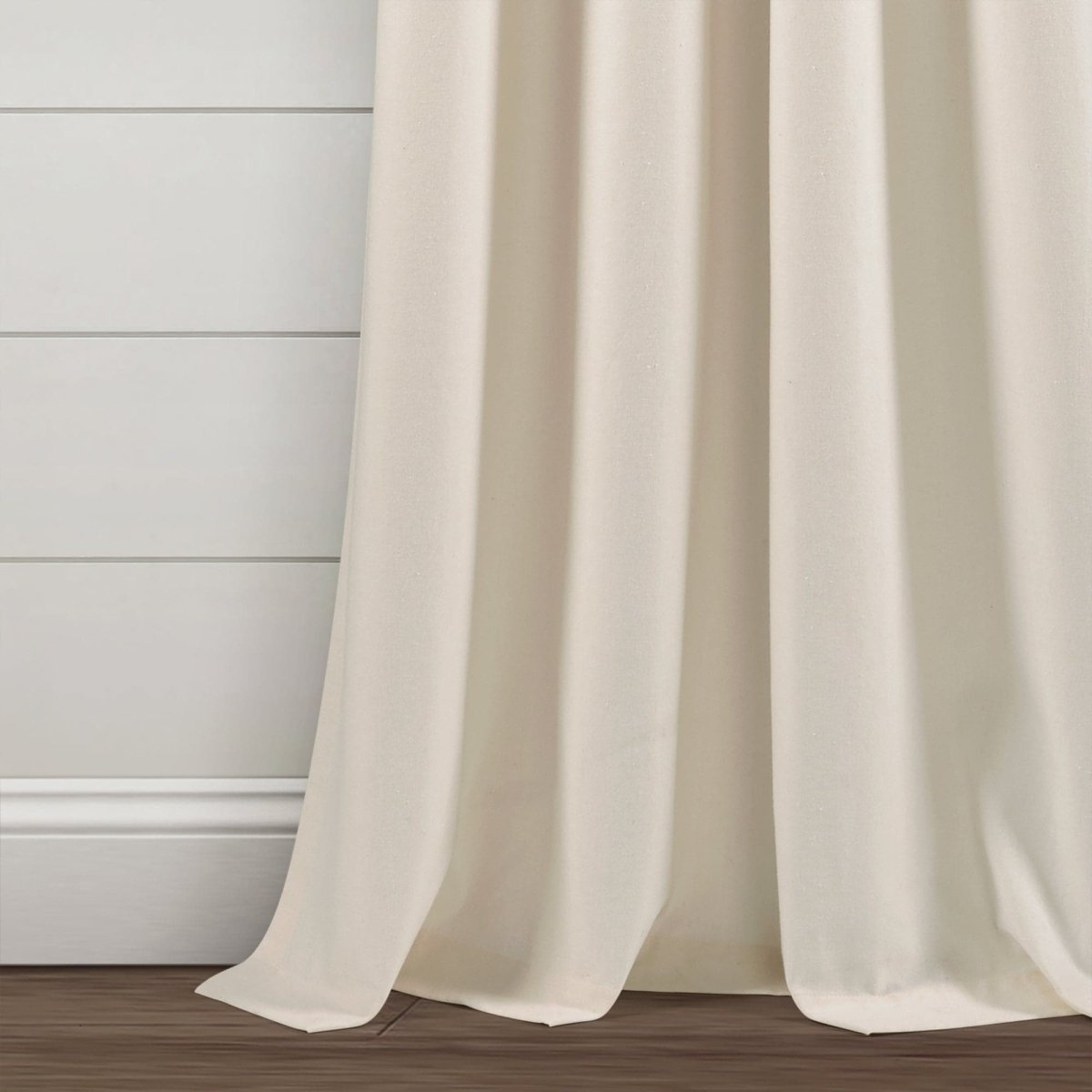 Farmhouse Boho Stripe Woven Tassel Recycled Cotton Window Curtain Panel Set
