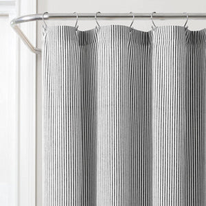 Vintage Stripe Yarn Dyed Shower Curtain by LushDecor