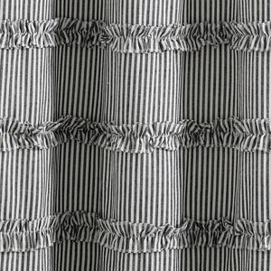 Vintage Stripe Yarn Dyed Shower Curtain by LushDecor