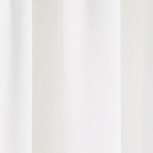Boho Faux Linen Texture Tassel Window Curtain Panel