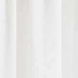 Boho Faux Linen Texture Tassel Window Curtain Panel