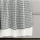 Chic And Soft Knitted Throw