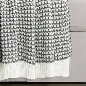 Chic And Soft Knitted Throw Blanket 60" x 50"