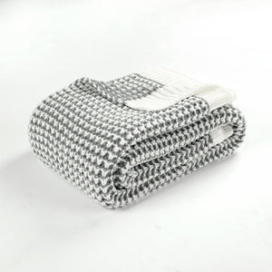 Chic And Soft Knitted Throw Blanket 60" x 50"